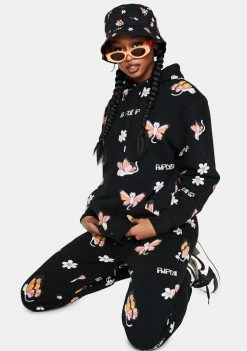 RIPNDIP Black Butterfly Hoodie Tops