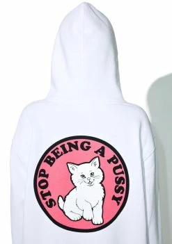 Hot Sale ๐ RIPNDIP Stop Being A Pussy Hoodie ๐ 10 RIPNDIP Stop Being A Pussy Hoodie