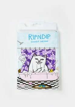 Cheapest π― RIPNDIP Purple Camo Lord Nermal Shower Curtain π 7 RIPNDIP Purple Camo Lord Nermal Shower Curtain