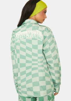 Brand new ⭐ RIPNDIP Checked Coaches Jacket ⭐ 8 RIPNDIP Checked Coaches Jacket