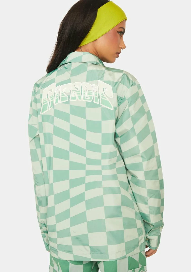 Brand new ⭐ RIPNDIP Checked Coaches Jacket ⭐ 5 RIPNDIP Checked Coaches Jacket