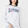 RIPNDIP Tops Color Block Embroidered Sweatshirt