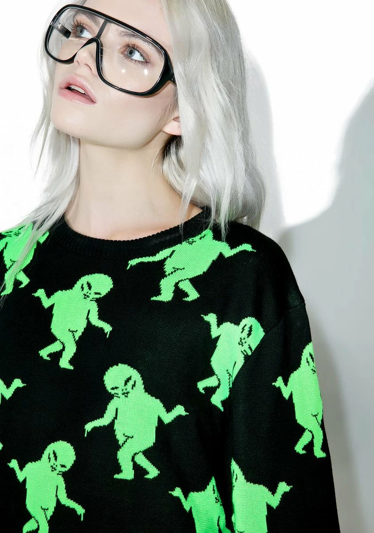 Wholesale π RIPNDIP Tops Dancing Alien Sweater β 4 RIPNDIP Tops Dancing Alien Sweater