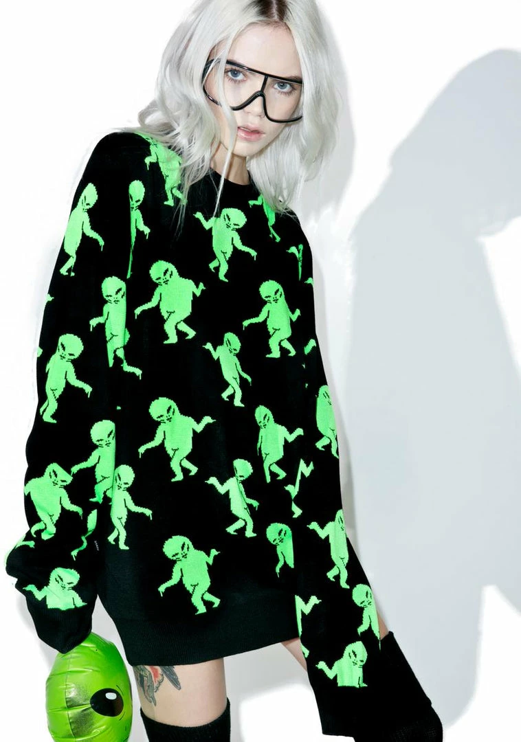 Wholesale π RIPNDIP Tops Dancing Alien Sweater β 3 RIPNDIP Tops Dancing Alien Sweater