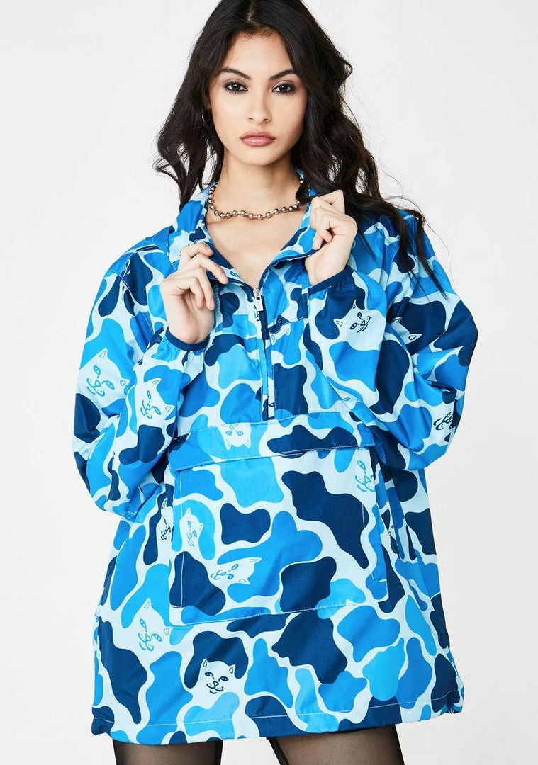 Outlet β€οΈ RIPNDIP Berrry Nerm Camo Packable Anorak Jacket π 6 RIPNDIP Berrry Nerm Camo Packable Anorak Jacket