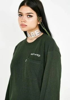 RIPNDIP Tops Nermus Long Sleeve Tee