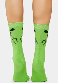 RIPNDIP Alien Face Mid Socks Socks & Tights