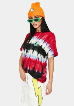 RIPNDIP Tops Peace No Love Graphic Tee
