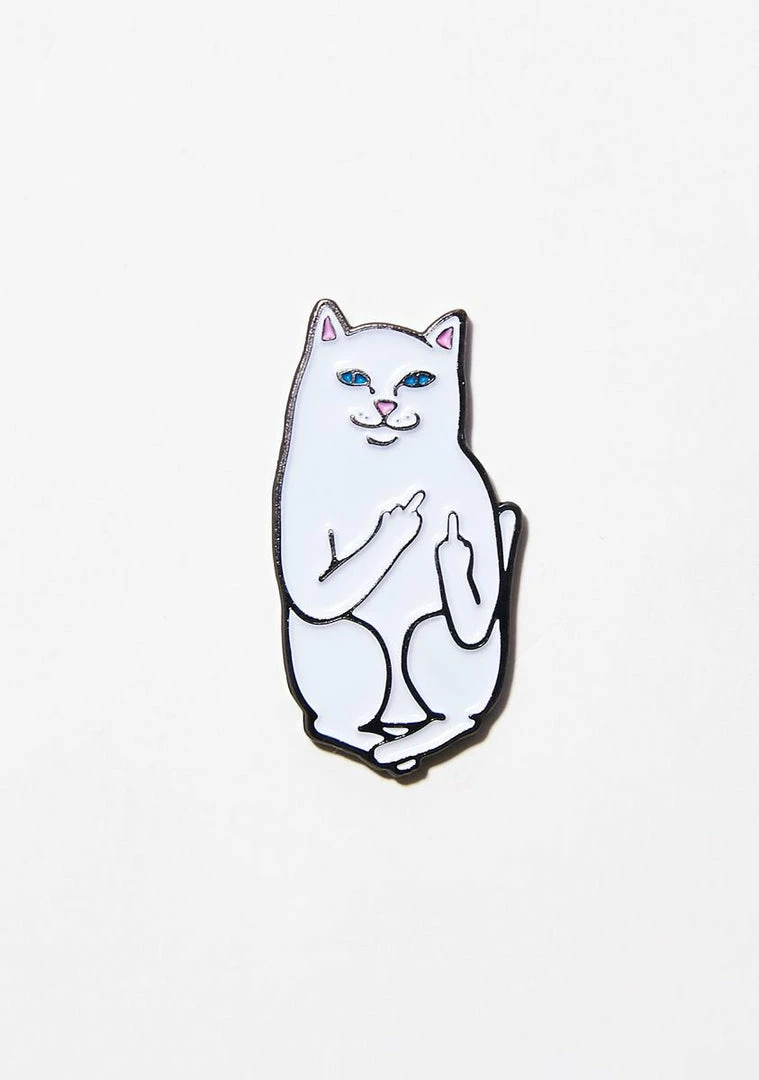 Promo 😉 RIPNDIP DGAF Lord Nermal Pin Pins & Patches 👏 5 RIPNDIP DGAF Lord Nermal Pin Pins & Patches
