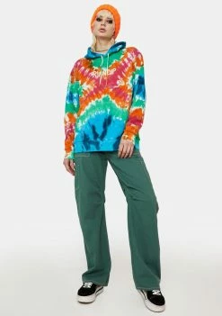 RIPNDIP Rainbow OG Prisma Tie Dye Hoodie Tops