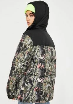 RIPNDIP Nerm N' Jerm Tree Camo Puffer Jacket