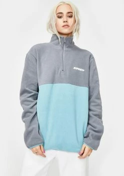 RIPNDIP DNA Brushed Fleece Half Zip Sweater Outerwear