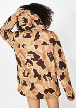 RIPNDIP Nerm Camo Packable Anorak Jacket Outerwear