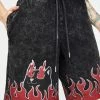 RIPNDIP Black Mineral Wash Bliss Shorts Bottoms