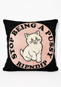 RIPNDIP Stop Being A Pussy Granny Pillow Home Stuff