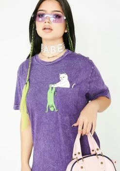 RIPNDIP Tops Grape Break Yo Self Tee