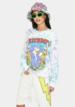 RIPNDIP Wizard Graphic Long Sleeve Top Tops
