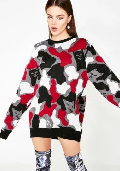 RIPNDIP Nerm Camo Knit Sweater