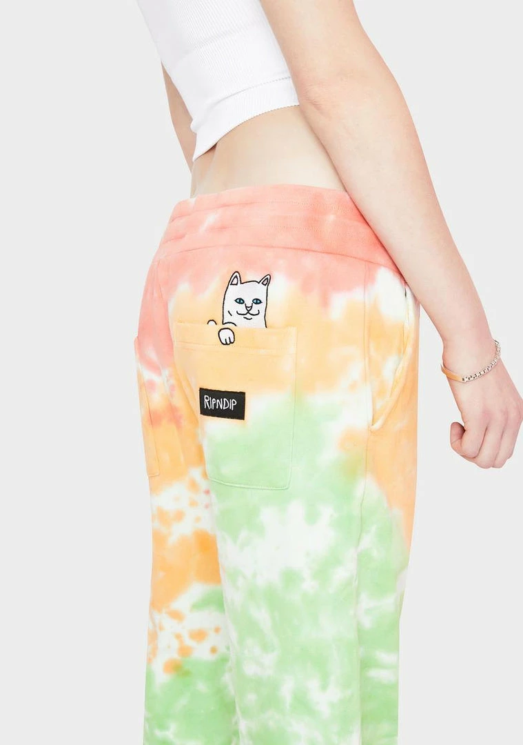 Wholesale ❤️ RIPNDIP Peek A Nermal Sweat Pants Bottoms ✔️ 4 RIPNDIP Peek A Nermal Sweat Pants Bottoms