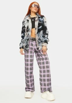 RIPNDIP Warped Tie Dye Sherpa Jacket