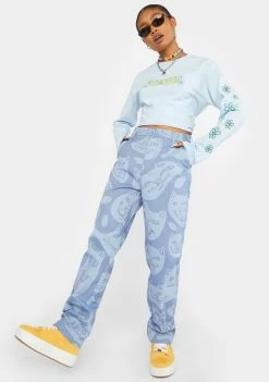 RIPNDIP Many Faced Cotton Twill Pants Bottoms