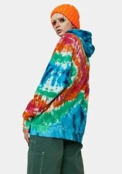 RIPNDIP Rainbow OG Prisma Tie Dye Hoodie Tops