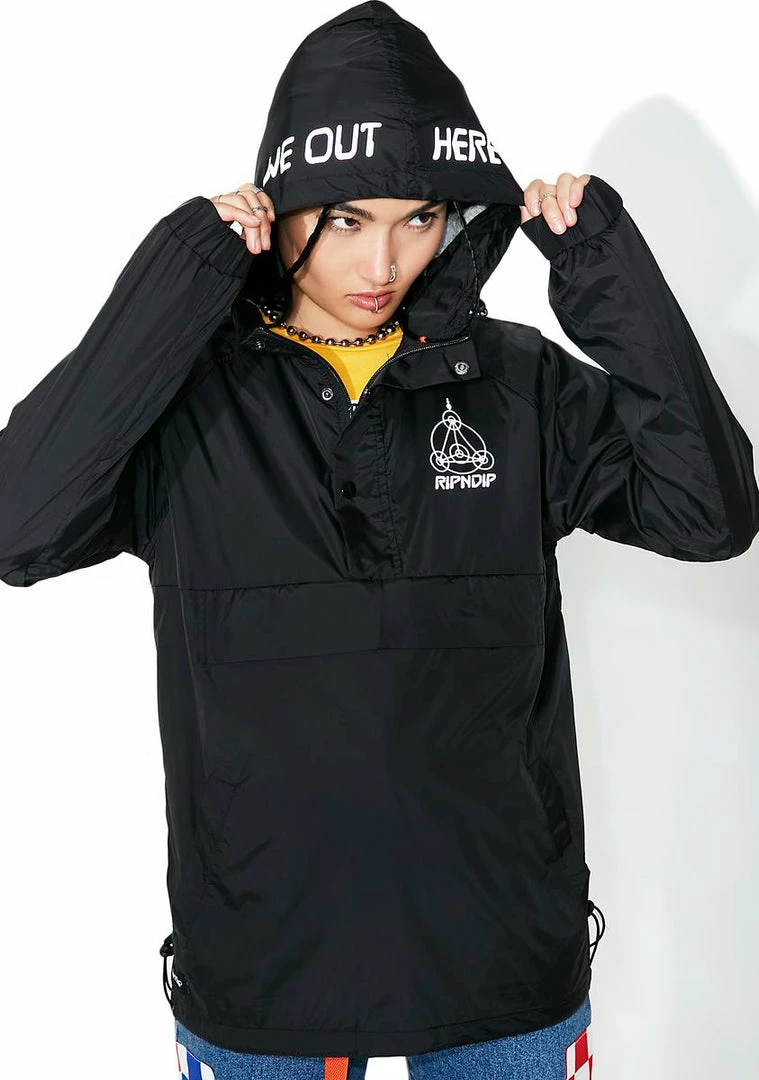 Hot Sale ๐ RIPNDIP Crop Circles Reflective Jacket ๐ 5 RIPNDIP Crop Circles Reflective Jacket