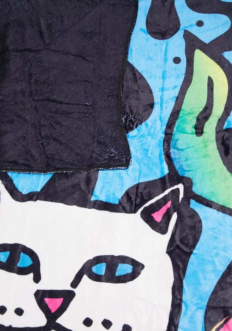 Hot Sale 😍 RIPNDIP Psychedelic Nerm Blanket Decor ✨ 5 RIPNDIP Psychedelic Nerm Blanket Decor