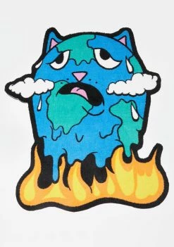 RIPNDIP Save The World Acrylic Rug Curtains & Rugs