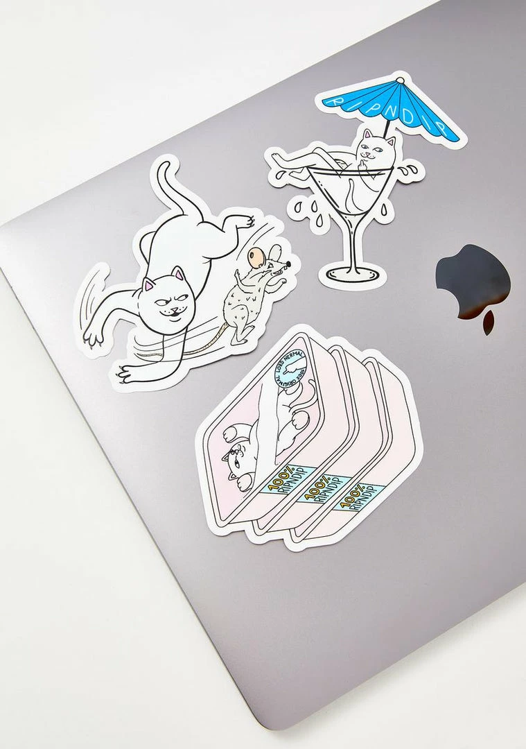 Deals π RIPNDIP Sticker Pack π 3 RIPNDIP Sticker Pack