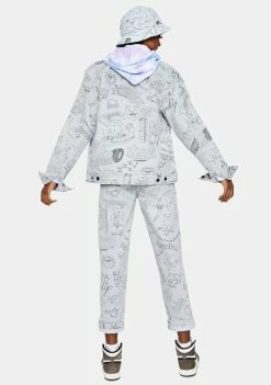 RIPNDIP Light Wash Sharpie Denim Jeans