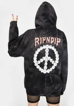 RIPNDIP Tops Expressions Acid Wash Hoodie