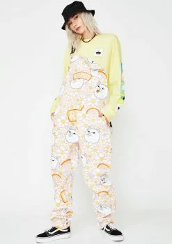 RIPNDIP Jumpsuits & Rompers Daisy Daze Overalls