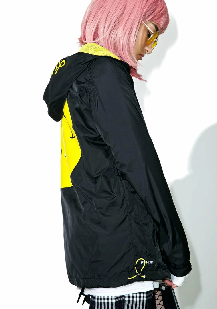 Coupon 💯 RIPNDIP Outerwear Everythingâll Be OK Windbreaker 🥰 7 RIPNDIP Outerwear Everythingâll Be OK Windbreaker