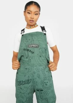 RIPNDIP Jumpsuits & Rompers Scribble Up Overalls