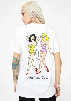 RIPNDIP Tops Ladies Man Graphic Tee