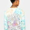 RIPNDIP Kaleidoscope Tie Dye Long Sleeve Tee Tops