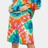 Cheapest โ RIPNDIP Bottoms OG Prisma Tie Dye Sweatshorts โ 2 RIPNDIP Bottoms OG Prisma Tie Dye Sweatshorts