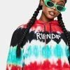 Deals ✨ RIPNDIP Tie Dye Rubber Logo Hoodie 🎁 2 RIPNDIP Tie Dye Rubber Logo Hoodie