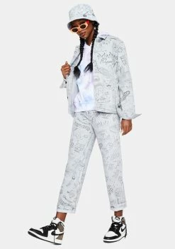 RIPNDIP Light Wash Sharpie Denim Jeans