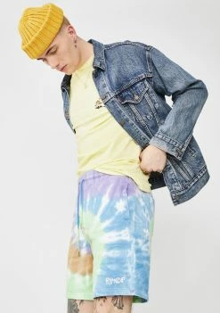 RIPNDIP Peek A Nermal Tie Dye Sweat Shorts Bottoms
