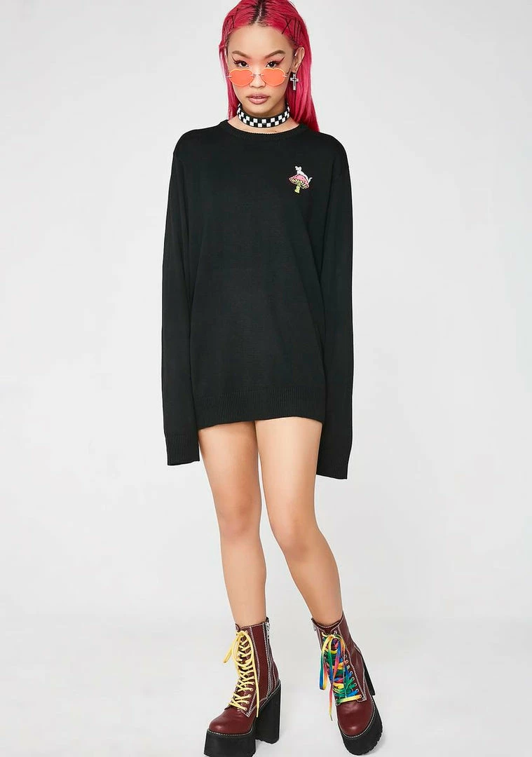 Cheap π RIPNDIP Psychedelic Knit Sweater 𧨠7 RIPNDIP Psychedelic Knit Sweater