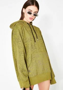 RIPNDIP Nermal Leaf 3M Reflective Hoodie Tops