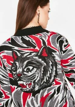 Flash Sale π₯ RIPNDIP Lit Tiger Nerm Knit Sweater Outerwear β¨ 9 RIPNDIP Lit Tiger Nerm Knit Sweater Outerwear