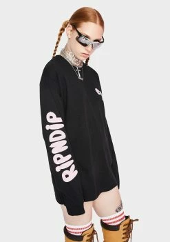 RIPNDIP Tops Battlefield Long Sleeve Graphic Tee