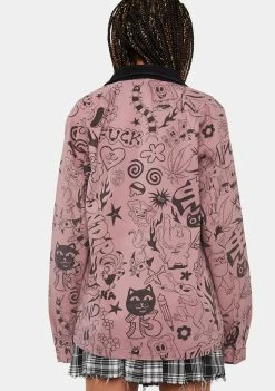 RIPNDIP We Don't Care Coaches Jacket