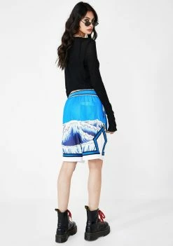 RIPNDIP Great Wave Basketball Shorts Bottoms