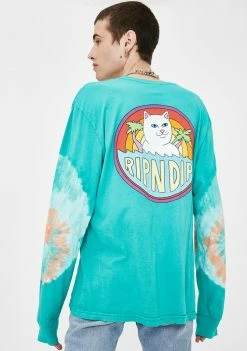 RIPNDIP Tidal Long Sleeve Graphic Tee Tops