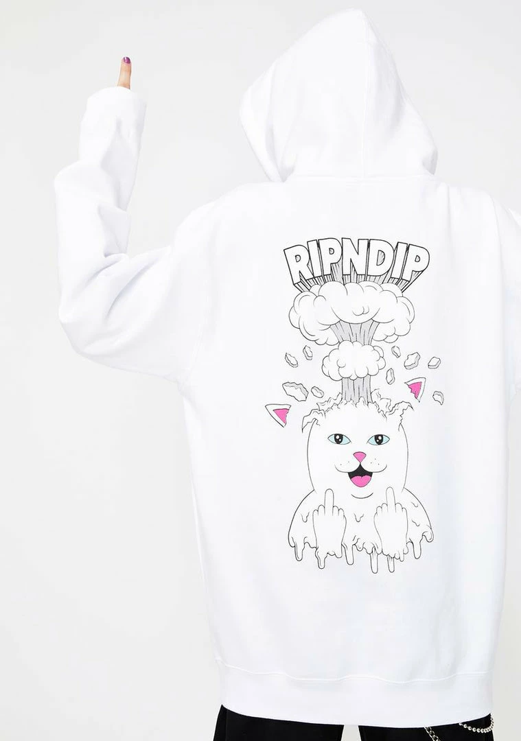 Best Pirce π RIPNDIP Tops Mind Blown Hoodie π 3 RIPNDIP Tops Mind Blown Hoodie