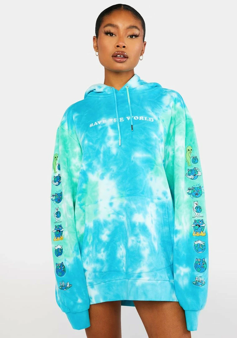 Cheapest π RIPNDIP Tops Save The World Embroidered Hoodie π 5 RIPNDIP Tops Save The World Embroidered Hoodie